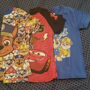 Boys 5T Character Shirt Bundle